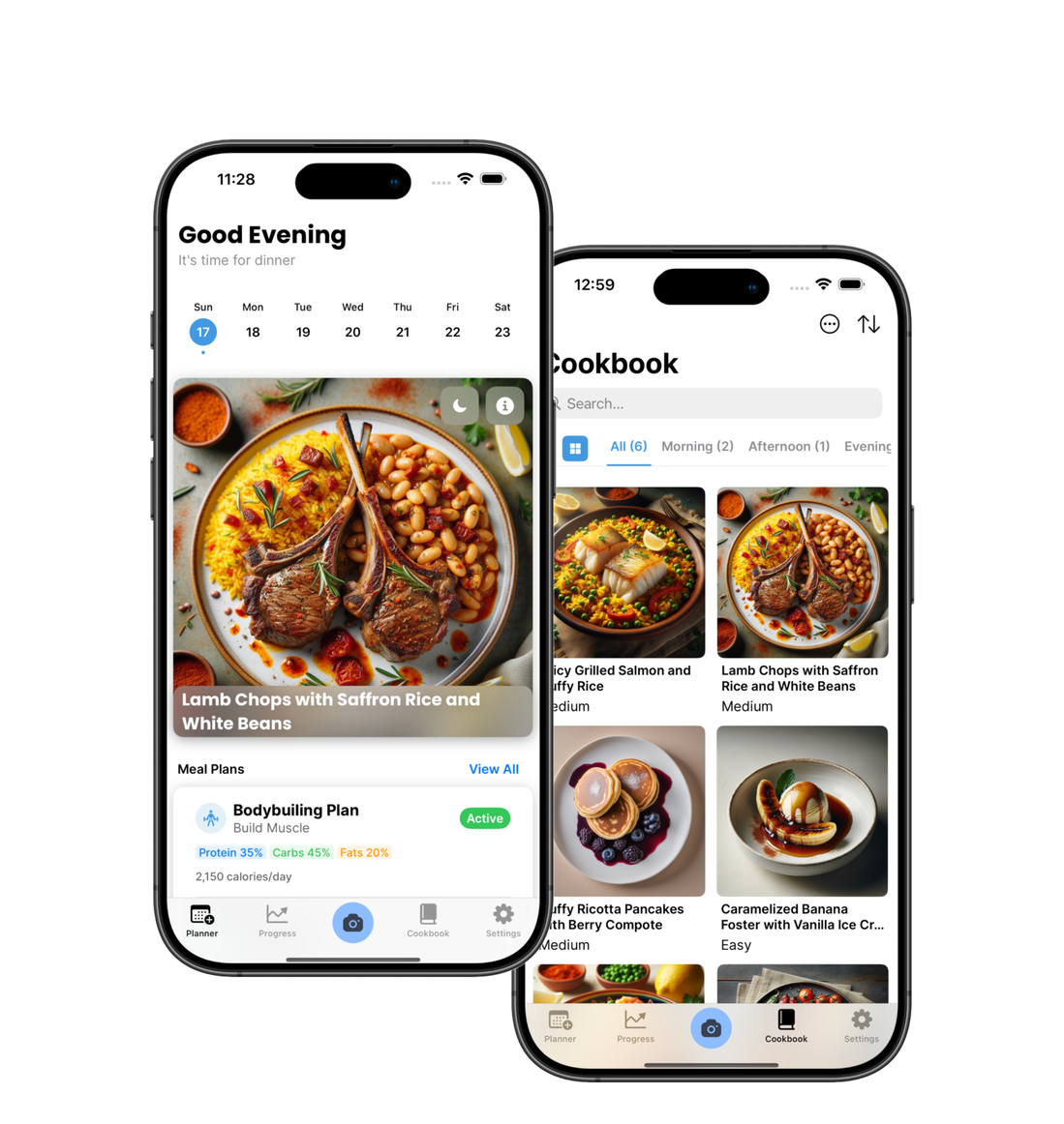 Meal Chef AI App Mockup